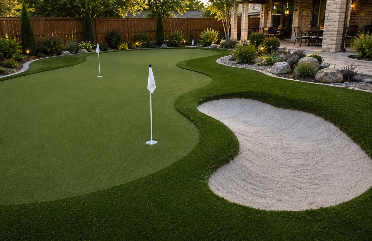 Tour Master Pro putting green installation in Allen TX