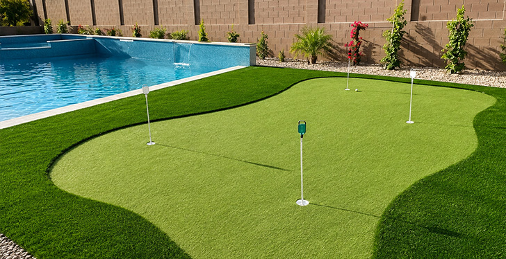 Tour Master Pro putting green installation options in Dallas TX